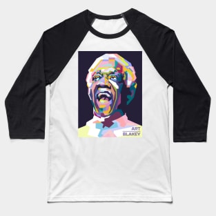 Abstract Popart Art Blakey in WPAP Baseball T-Shirt